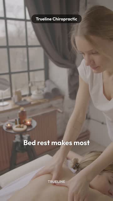 Resting a bad back for a week is usually the wrong move.